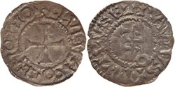 Abbaye de Cluny 1060-1140 denier de type 1b légende de revers inédite