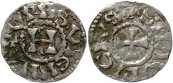 5/- Vienne 1039-1056 denier de l'archevêché au nom de Henri III le Noir variété