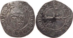 Saint Laurent-lès-Chalon 1419-08 à 09 gros variété de légende de revers au nom de Jean-sans-Peur
