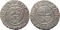 Auxerre 1421 double tournois dit "niquet" Charles VI