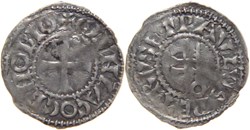 Abbaye de Cluny 1060-1140 denier de type 1b