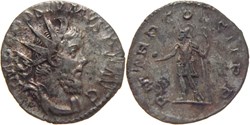Postume 260-261 antoninien au revers Postume frappé à Trèves