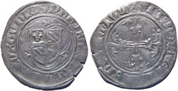 Saint Laurent-lès-Chalon 1422-05 blanc à l'écu dans un trilobe au nom de Philippe-le-Bon