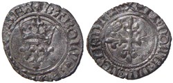 Auxerre 1420-1421 gros dit "florette" Charles VI