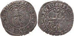 Saint Laurent-lès-Chalon 1419-08 à 09 gros variété de légende d'avers au nom de Jean-sans-Peur