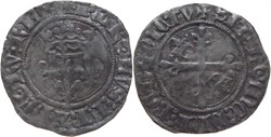 Mâcon 1418-9 à 1419-3 gros dit "florette" 3è émission ducale Jean-sans-Peur au nom de Charles VI