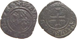 Cuisery 1422-1423 double tournois de type 2 variété au nom de Philippe-le-Bon