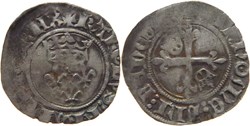 Mâcon 1418-9 à 1419-3 gros dit "florette" 3è émission ducale Jean-sans-Peur au nom de Charles VI