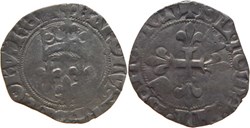 Auxerre 1419-1420 gros dit "florette" au nom de Charles VI