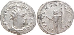 autre romaine 253-254 Valérien I antoninien au revers Iovi frappé à Rome