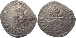 Mâcon 1419-8 fin gros dit "florette" 5è émission royale au nom de Charles VI