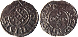 Mâcon 954-986 denier au nom du roi Lothaire (941-986)