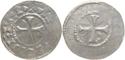 Auxerre 880-1050 denier - monnayage immobilisé anépigraphe
