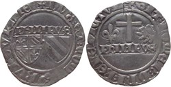 Chaussin 1427 blanc aux écus accostés au nom de Philippe-le-Bon