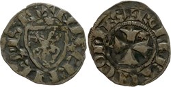 Nevers ou Clamecy, comté de, 1271-1296 denier au nom de Robert de Dampierre