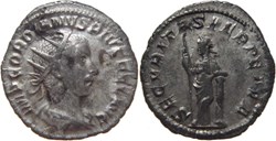 autre romaine 243 (juillet à décembre) Gordien III antoninien au revers Securitas frappé à Rome