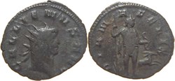 autre romaine 263-265 Gallien antoninien au revers Diana frappé à Milan