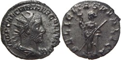 autre romaine 253 (début d'année) Trébonien Galle antoninien au revers Felicitas frappé à Rome