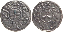 Mâcon 898-922 denier au nom de Charles III le Simple (879-929)