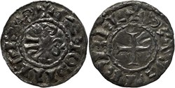 6/- Scodingue (comté de) Salins-les-Bains ou Lons-le-Saunier denier anonyme ex 2