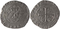 Mâcon ? 1461-1475 blanc aux couronnelles au nom de Louis XI, émission non officielle