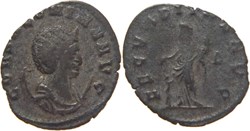autre romaine 265-266 Salonine antoninien au revers Fecunditas frappé à Rome