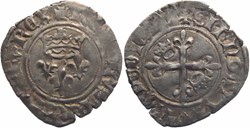 Mâcon 1418-03 à 09 gros dit "florette" 2è émission ducale Jean-sans-Peur au profit de Margueritte