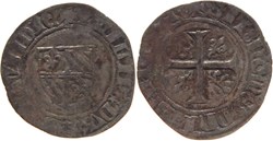 Auxonne 1395-1398 grand blanc type 2 au nom de Philippe-le-Hardi