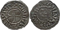Abbaye de Cluny 1060-1140 denier de type 1b légende d'avers fautée