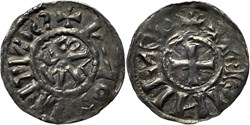 6/- Scodingue (comté de) Salins-les-Bains ou Lons-le-Saunier denier anonyme ex 1