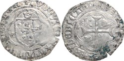 Mâcon ? 1461-1475 blanc aux couronnelles au nom de Louis XI, émission non officielle