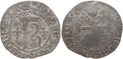Mâcon ? 1488-11 dizain dit "karolus" au nom de Charles VIII, émission non officielle, revers varié