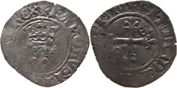 Mâcon 1418-03 à 09 gros dit "florette" 2è émission ducale Jean-sans-Peur au profit de Margueritte
