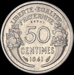 50c 1941 LEGERE en MS65