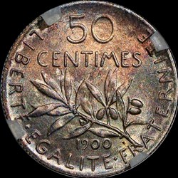 50c 1900 en MS63