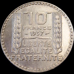 10f 1937 en MS62