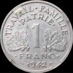 1f 1942 LEGERE en AU53