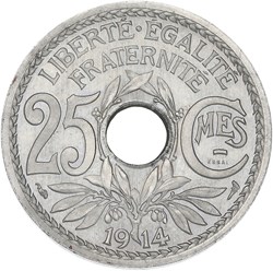 1914 souligné ESSAI en MS66