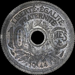 10c 1944 en MS64