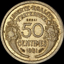 50c 1931 FRUIT en MS64