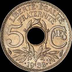 5c .1938. ETOILE en MS65
