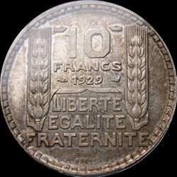 10f 1929 en MS64