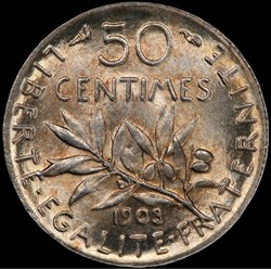 50c 1903 en MS65