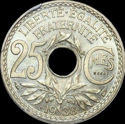 25c .1938. en MS66