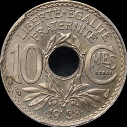 10c .1938. en MS64