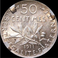 50c 1911 en MS63