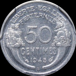 50c 1945B en MS65