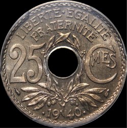 25c .1940. en MS67