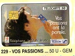1992 07 VOS PASSIONS... 50U 03/92 GEM NICKEL
