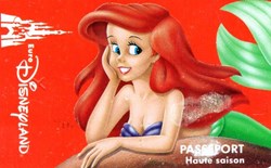 1994 LA PETITE SIRENE EURODISNEYLAND VALIDE 1 JOUR